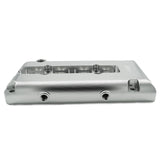 Billet B Series Vented Valve Cover Baffle B16 B18 AN10 For Honda Acura DOHC Vtec