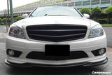 2008-2011 Mercedes Benz W204 C Class L1 Style Carbon Fiber Front Lip (Excluded C63)