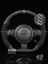 Carismo Steering Wheel For Toyota GR86 (ZN8) - Sport - Gloss Carbon - Alcantara