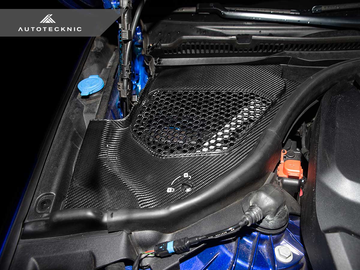 AutoTecknic Dry Carbon Engine Cowl Panel Trim Set - F90 M5