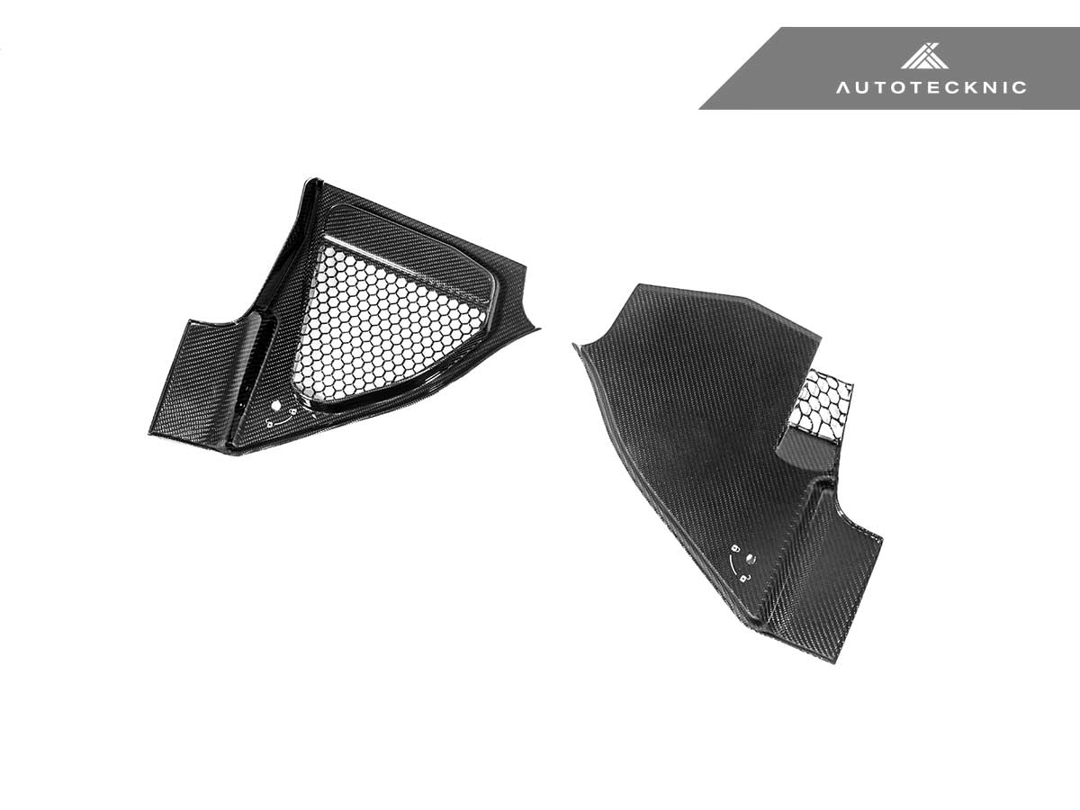 AutoTecknic Dry Carbon Engine Cowl Panel Trim Set - F97 X3M | F98 X4M