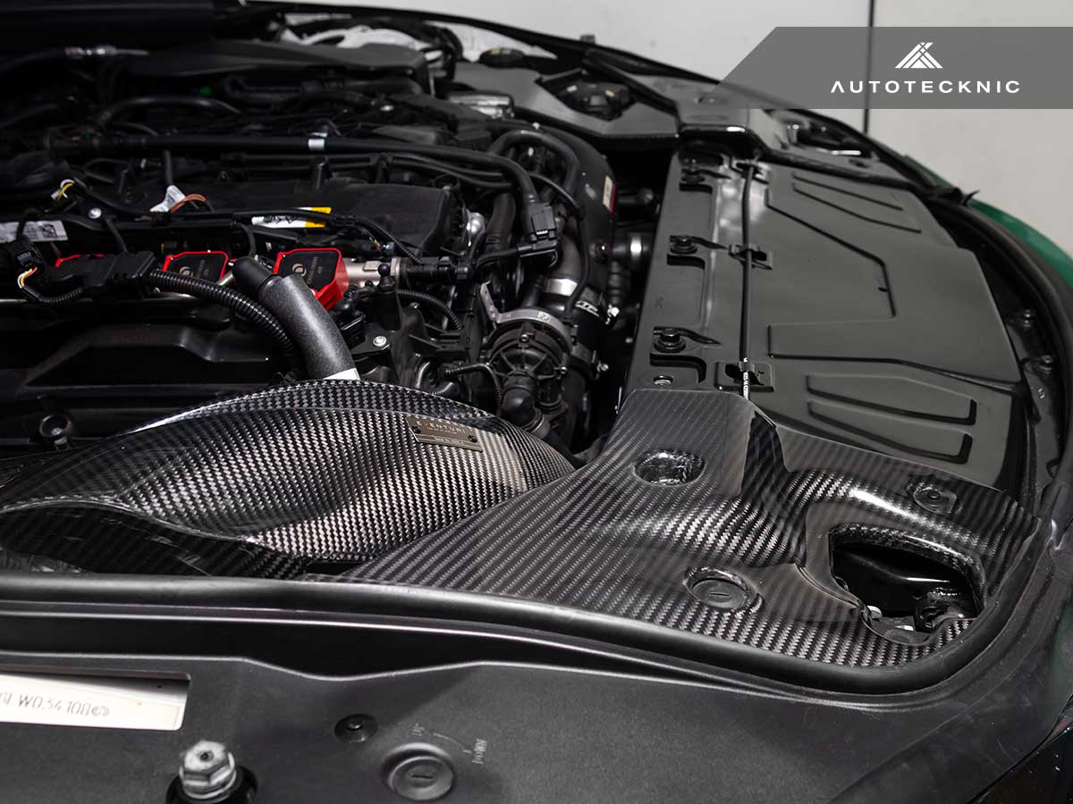 AutoTecknic Dry Carbon Fiber Engine Bay Trim - A90 Supra