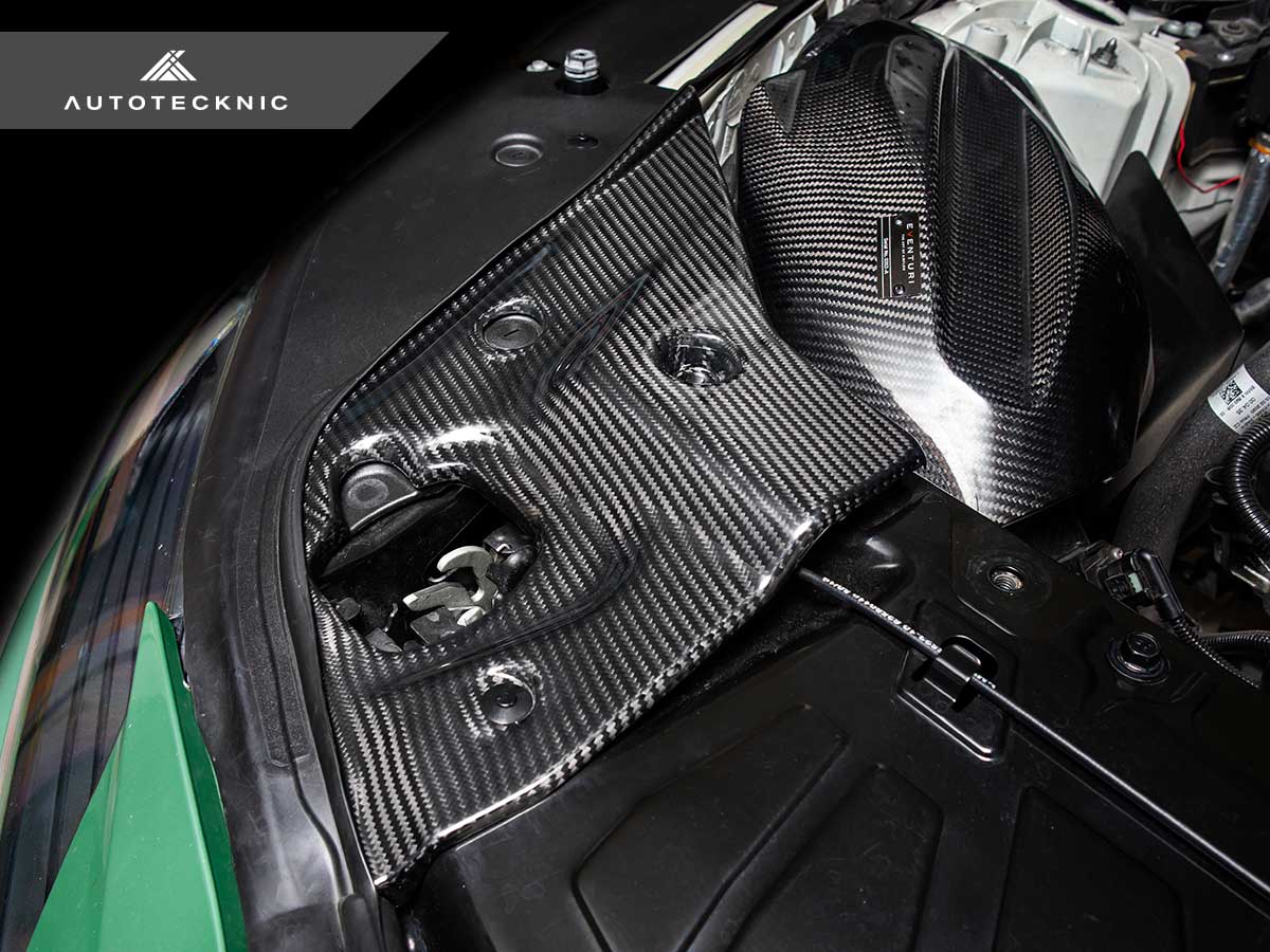 AutoTecknic Dry Carbon Fiber Engine Bay Trim - A90 Supra
