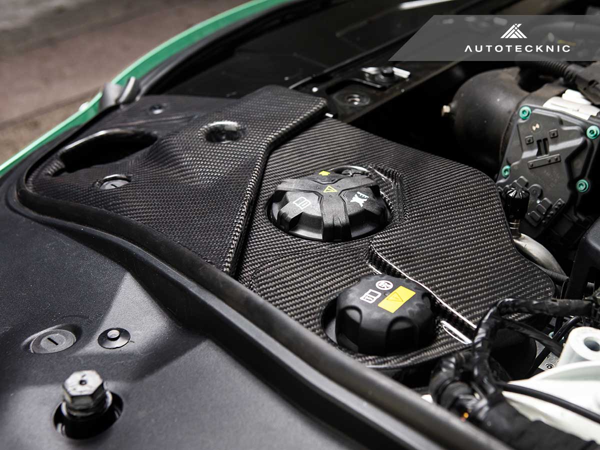 AutoTecknic Dry Carbon Fiber Engine Bay Trim - A90 Supra