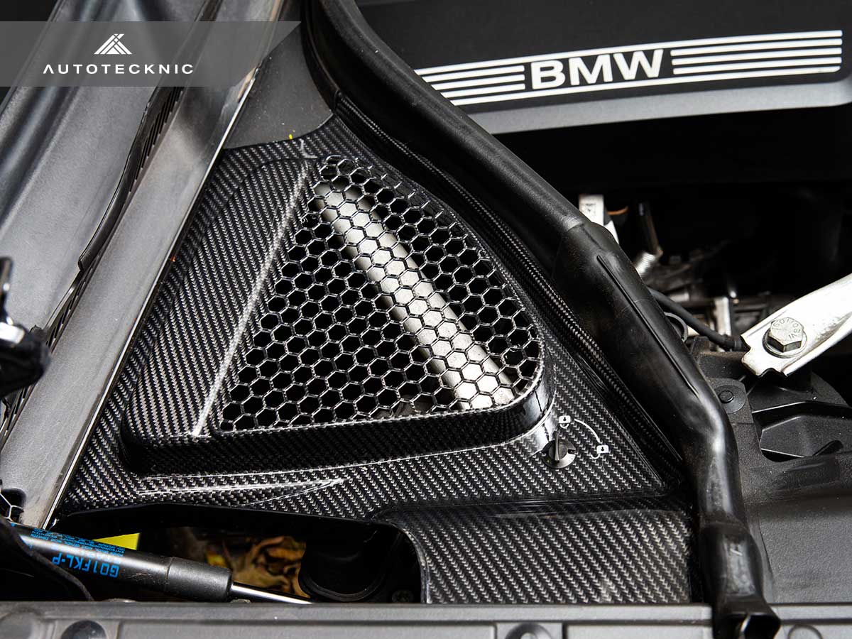 AutoTecknic Dry Carbon Engine Cowl Panel Trim Set - F97 X3M | F98 X4M