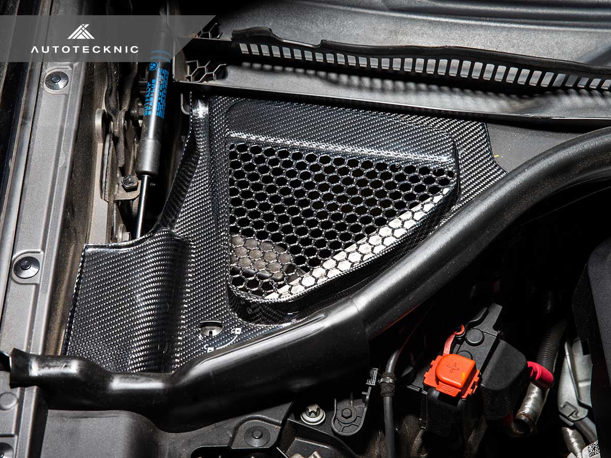 AutoTecknic Dry Carbon Engine Cowl Panel Trim Set - F97 X3M | F98 X4M