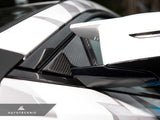 AutoTecknic Dry Carbon Side Mirror Wind Deflector Set - G87 M2