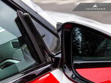 AutoTecknic Dry Carbon Side Mirror Wind Deflector Set - G87 M2