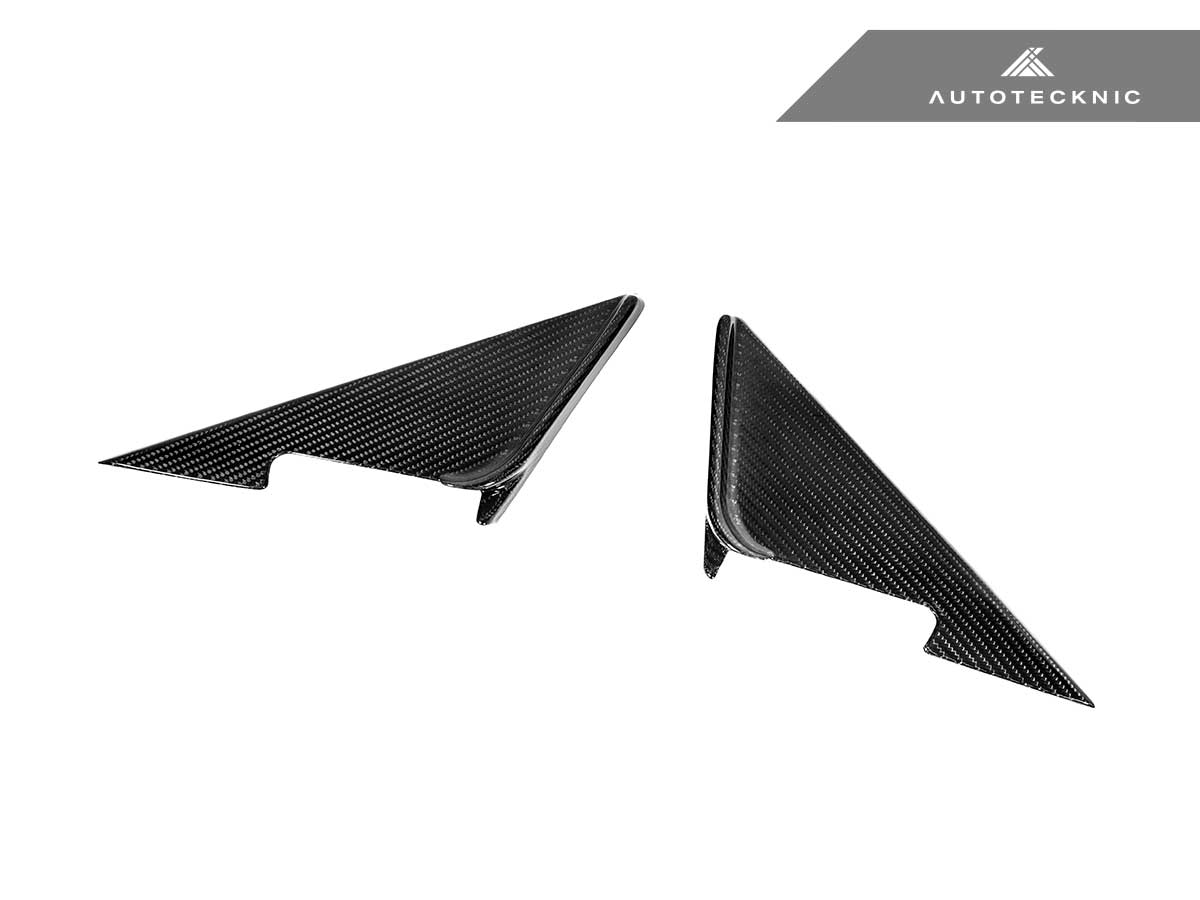 AutoTecknic Dry Carbon Side Mirror Wind Deflector Set - G87 M2