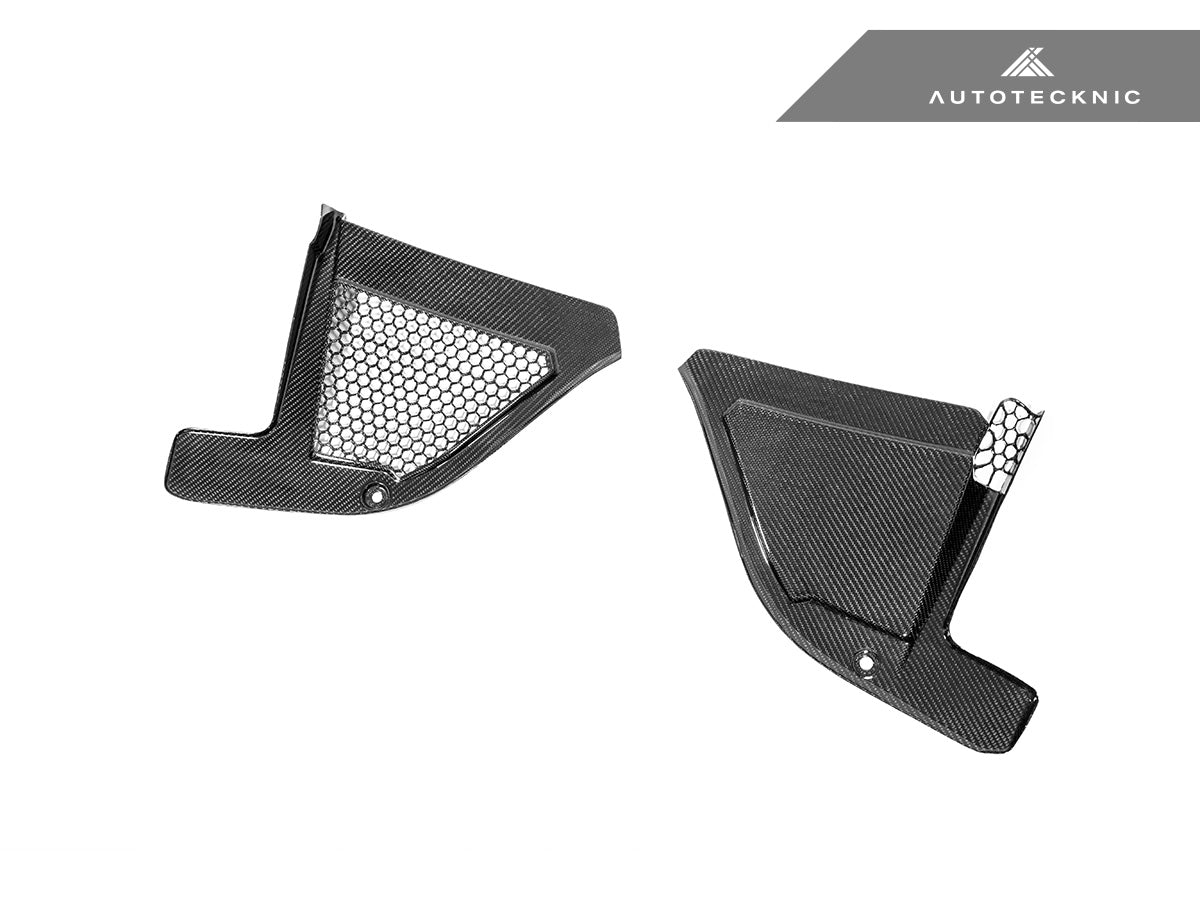 AutoTecknic Dry Carbon Engine Cowl Panel Trim Set - F95 X5M | F96 X6M