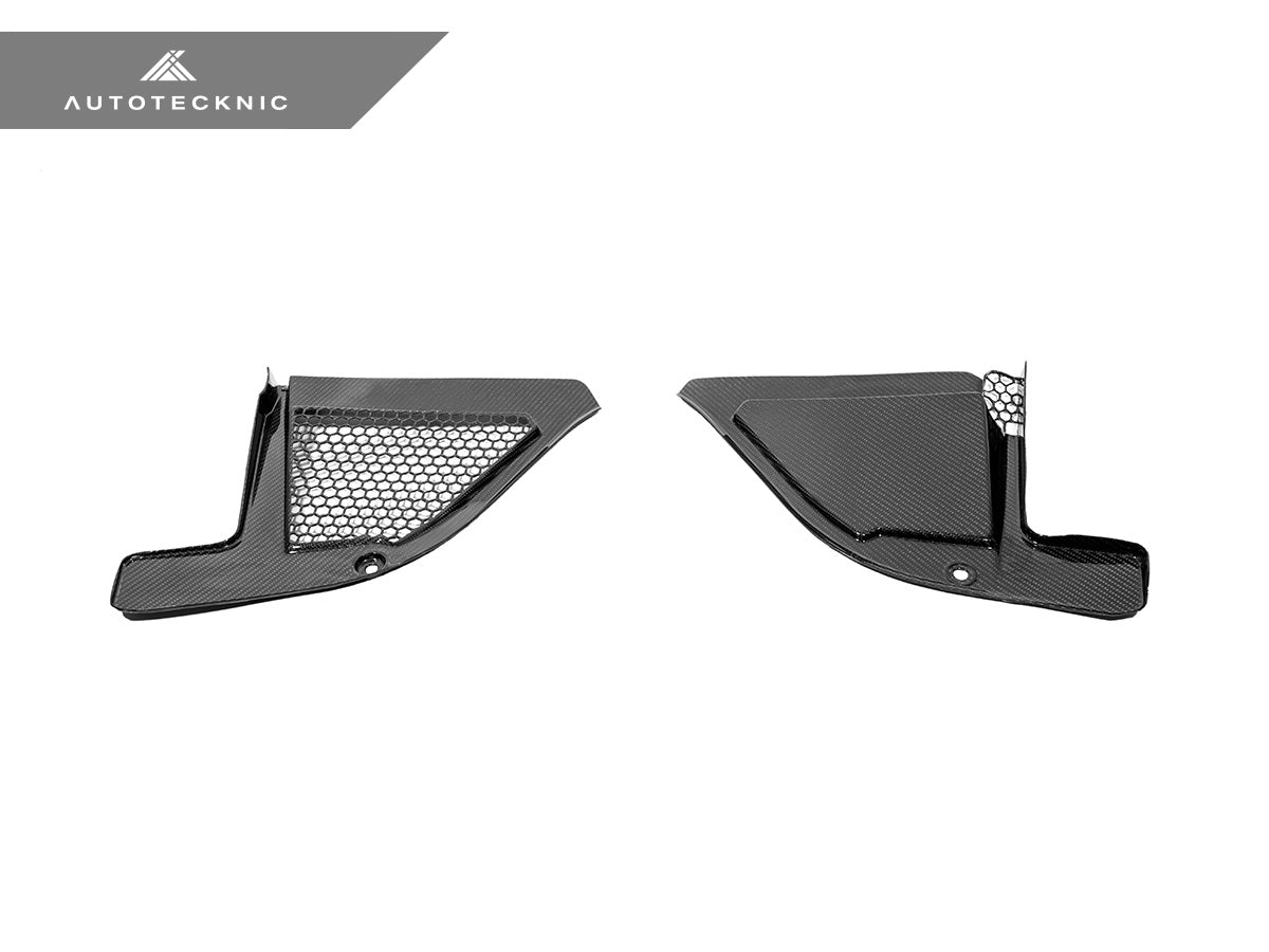 AutoTecknic Dry Carbon Engine Cowl Panel Trim Set - F95 X5M | F96 X6M
