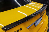 2008-2013 Mercedes Benz W204 Sedan C Class C63 AMG C74 Style Carbon Fiber Spoiler