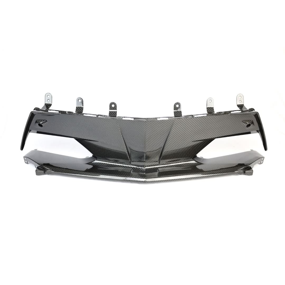 Chevrolet Corvette C8 Carbon Fiber Front Bumper Center Bezels