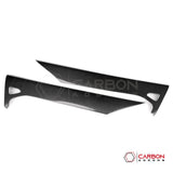 C8 Corvette Real Carbon Fiber Inner Door Upper Panels | Stingray, Z51, Z06 & E-Ray (2020–2027)