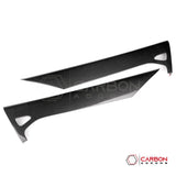 C8 Corvette Real Carbon Fiber Inner Door Upper Panels | Stingray, Z51, Z06 & E-Ray (2020–2027)