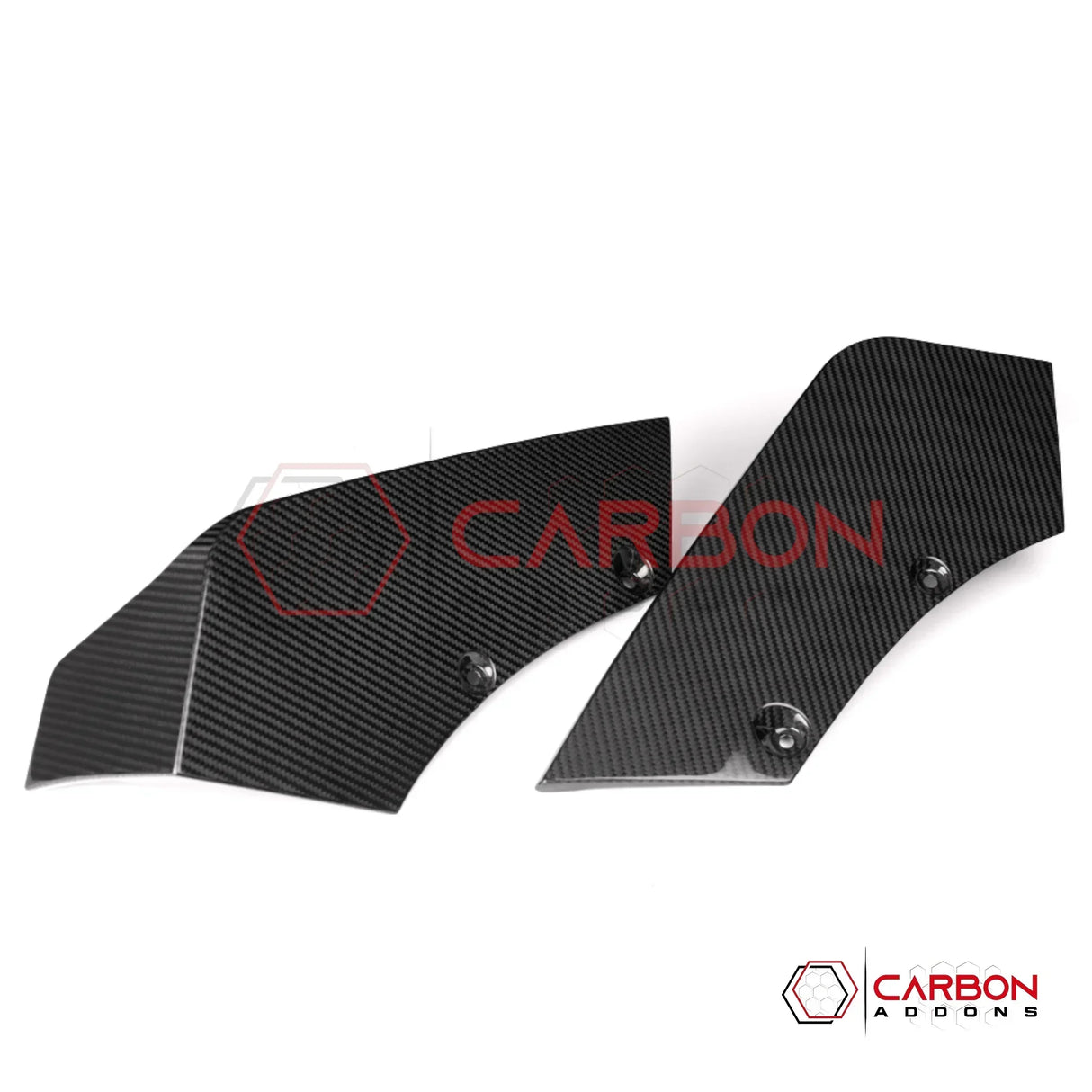 C8 Corvette Z06 / E-Ray Dry Carbon Fiber Rear Diffuser Side Splitter Blades