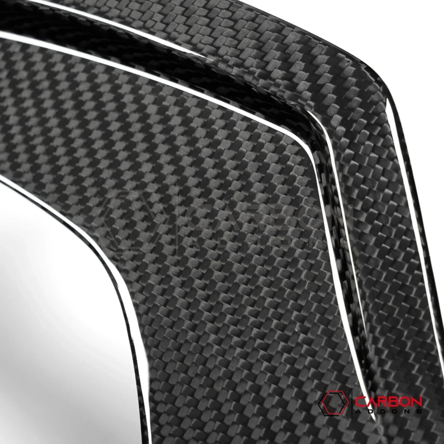 C8 Corvette GT2/GT3 Seat Carbon Fiber Adjustment Button Cover Trim Cover