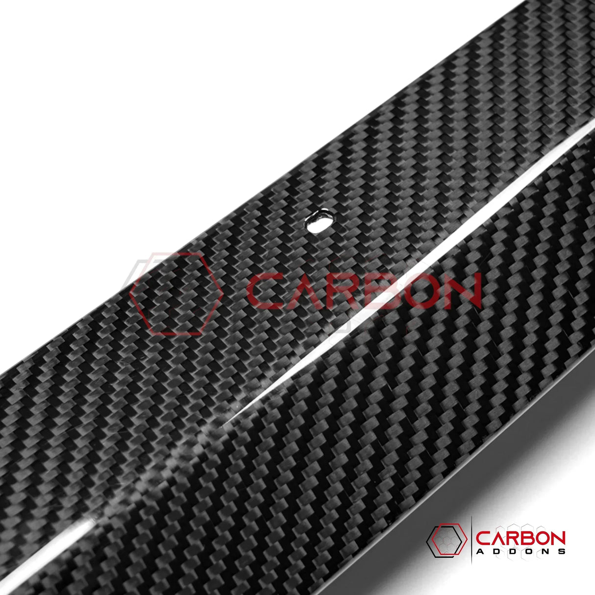 C8 Z06 / E-Ray / ZR1 Carbon Fiber Spoiler Wicker Extensions – Bolt-On OEM Style