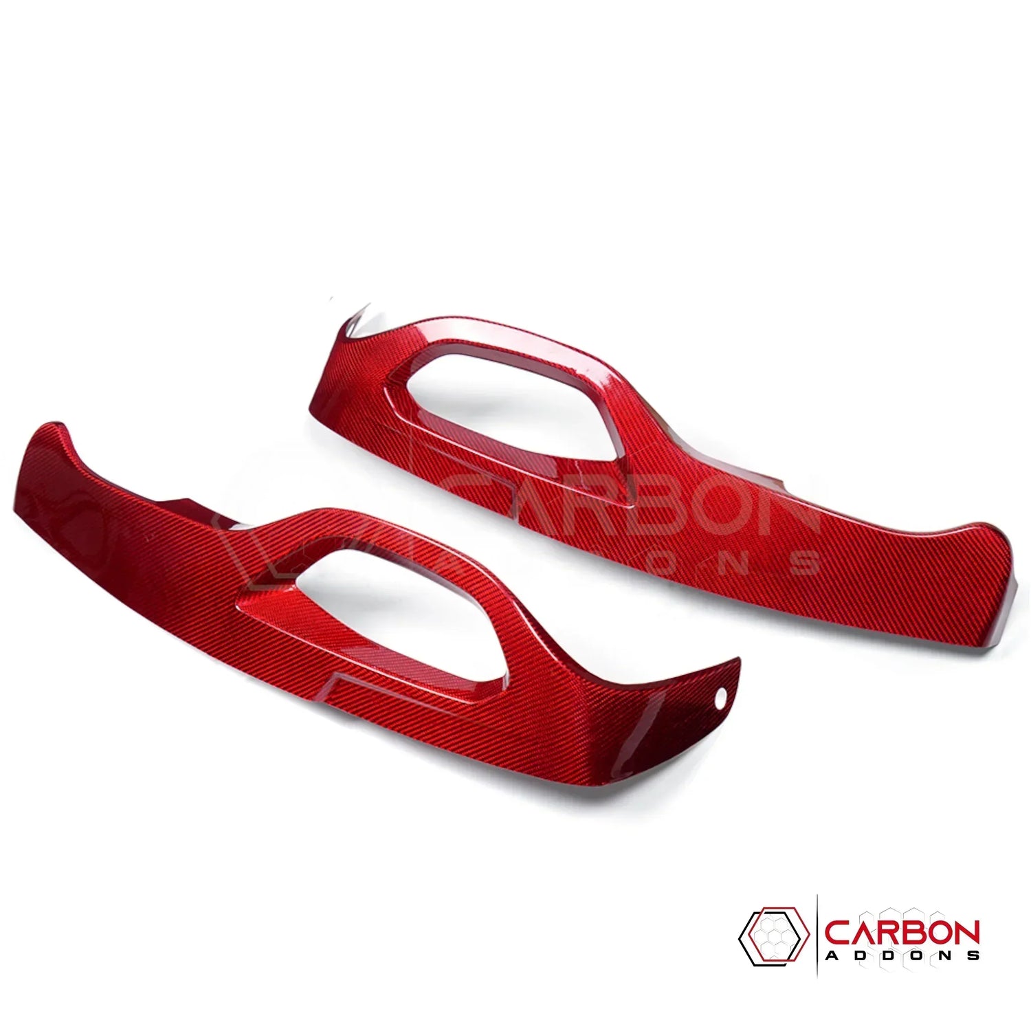 C8 Corvette GT2/GT3 Seat Carbon Fiber Adjustment Button Cover Trim Cover
