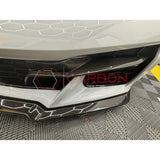 C8 Corvette Z06 Real Carbon Fiber Front Bumper Grille Trims | Cover or Direct Replacement (2023+)