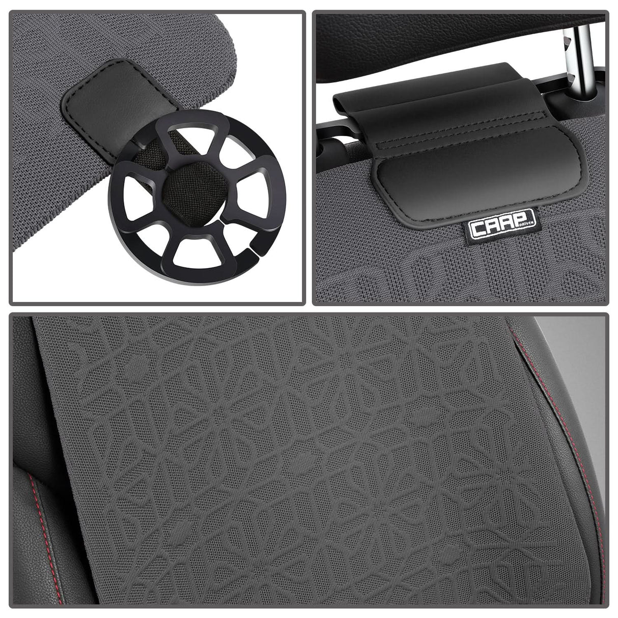 Protex Series Front Row Seat Covers - Dark Grey