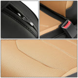 Sport Series Front Row Seat Covers Set - Black/Beige