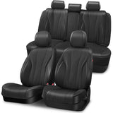 Touring Series Full Set Seat Covers - Black