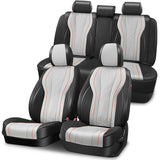 Touring Series Full Set Seat Covers Black/Grey