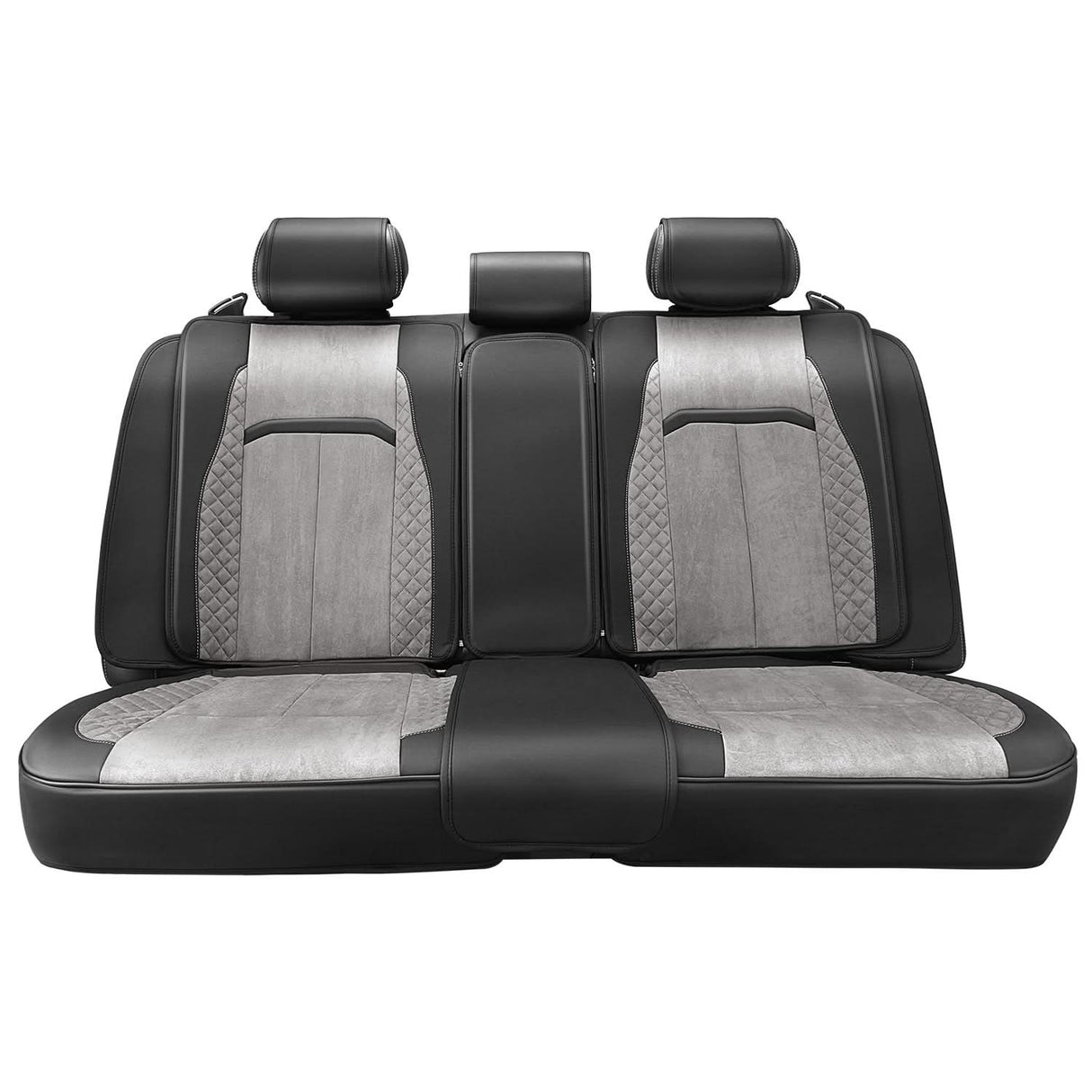 Voris Style Full Set Seat Covers - Black/Grey