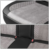 Voris Style Full Set Seat Covers - Black/Grey