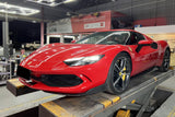 2022-UP Ferrari 296 GTB AF Style Dry Carbon Fiber Front Lip Splitter