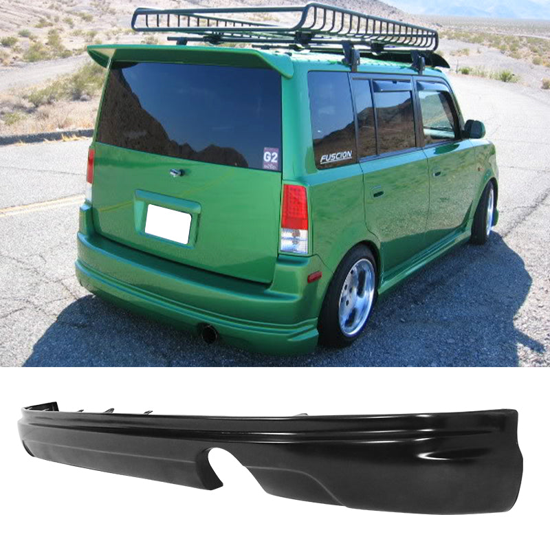 Fits 03-07 Scion xB Front+Rear Bumper Lip +Side Skirts K-Style Wagon