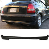 Fits 96-98 Honda Civic 3Dr T-R Front + Rear Bumper Lip + Window Visors