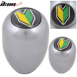 Gunmetal M12*1.75 Manual MT Racing Gear Shift Knob Ford Mustang GT