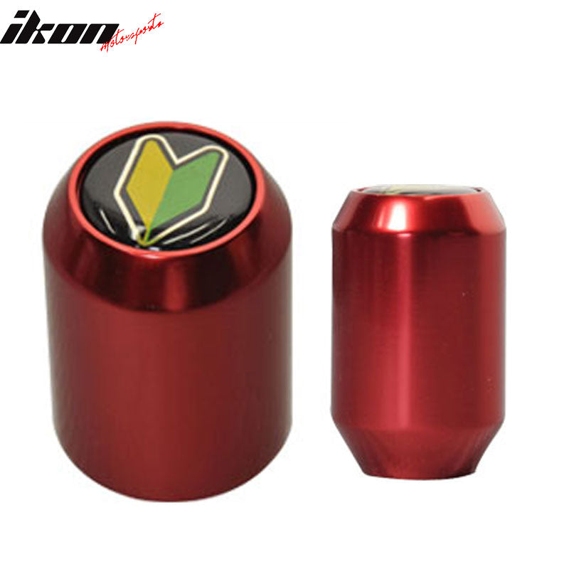Red M8X1.25MM MT MUG Gear Knobinterior Selector Leve & BD Logo Badge