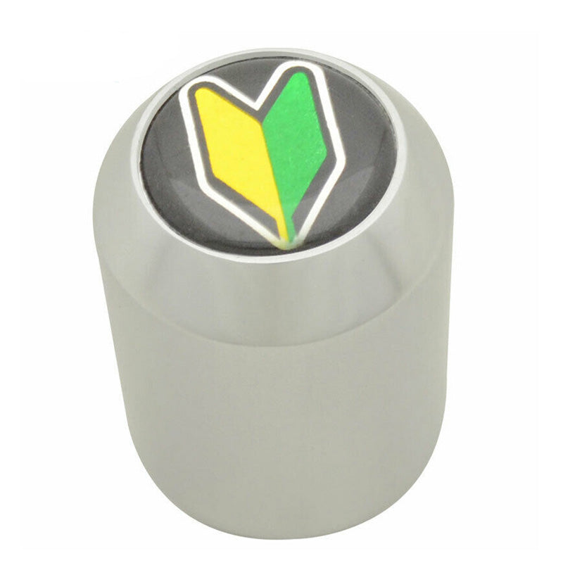Silver M8X1.25MM MT Manual MUG Gear Shift Shifter Knob BD Emblem Logo