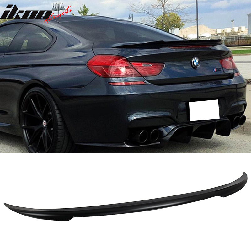 2012-2019 BMW F13 6 Series Coupe V Style Rear Trunk Spoiler Wing ABS