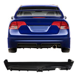 2006-2008 Honda Civic MUG Si Front Lip PU Rear Lip PP 3rd Brake Light