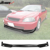 Fits 96-98 Civic 3D JUN Front Bumper Lip + Rear Bumper Lip Spats