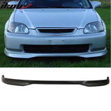 Fits 99-00 Civic T-R Front Bumper Lip +2PC Rear Bumper Lip Spats