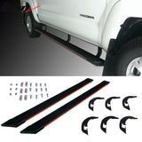 Fits 07-13 Sierra Silverado Amber LED Running Board + Brackets