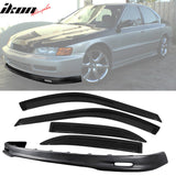 Fits 96-97 Honda Accord Mugen Front Bumper Lip + Sun Window Visor
