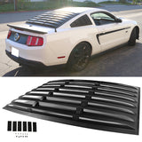 Fits 10-14 Ford Mustang Rear Window Louver Matte + Trunk Spoiler