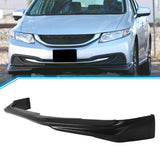 Fits 13-15 Honda Civic 4 Dr IKON Front Bumper Lip Painted