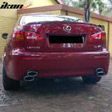2006-2013 Lexus IS250 IS F Style Rear Bumper Cover W/O PDC W/Muffler