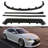 2015-2017 Lexus RC300 RC350 F-Sport Silkblaze Full Lip Kit Conversion
