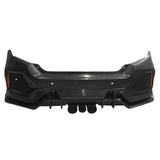 2016-2021 Honda Civic Sedan Type R Style CTR Bumper + Lip +Grille