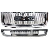 2007-2013 GMC Sierra 1500 Denali Front Bumper Upper + Grille Guards