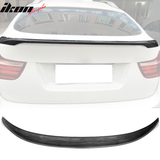 2008-2014 BMW X6 E71 Performance 2 Style Carbon Fiber Trunk Spoiler