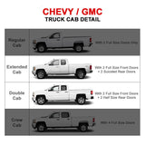 2019-2022 Chevy Silverado Sierra Double Cab 6in SS Side Step Nerf Bars